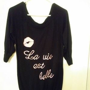 Forever 21 Blk Dress/Shirt.